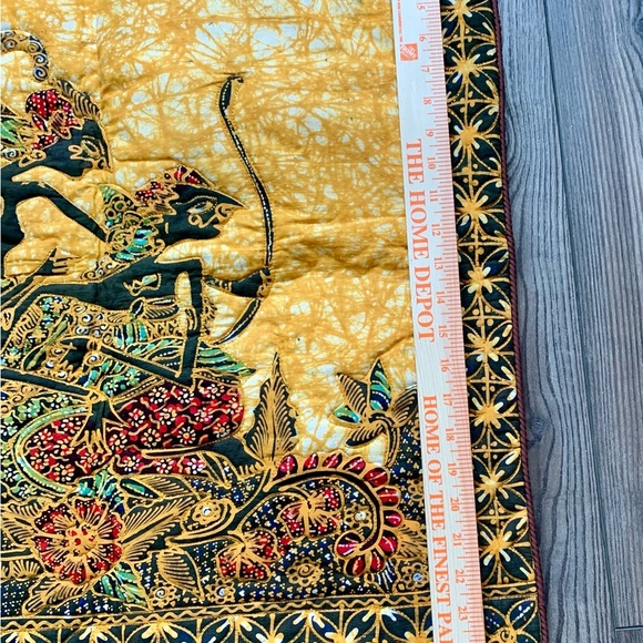 Yellow and Black Decorative Pillow - Picture 9 of 14